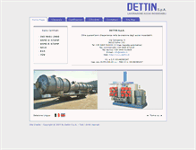 Tablet Screenshot of dettin.it